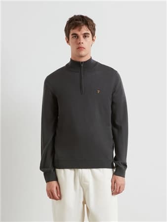 Farah Redchurch Merino Wool Sweater - Grey - XL