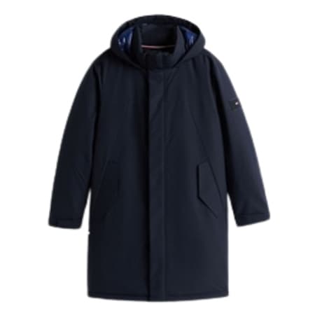 Tommy Hilfiger Tech Water Repellent Thermal Padded Parka - Navy - XL