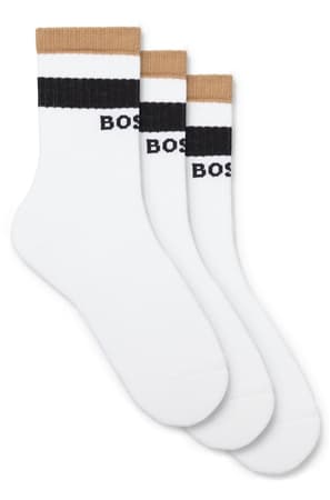 Boss 3-pack short-length Socks - White - One