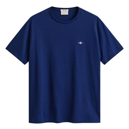 Gant Regular Shield T-Shirt - Navy - XL