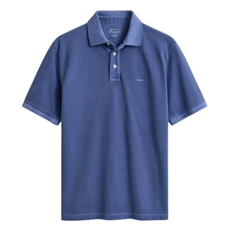 Gant Sunfaded Ss Polo Shirt - Blue - XL