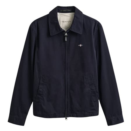 Gant Mens Cotton Windcheater Jacket - Navy - XL