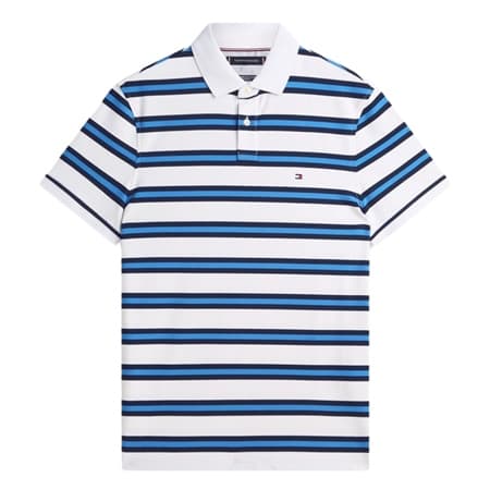 Tommy Hilfiger 1985 Regular Striped Polo Shirt 0fk - Blue - XL