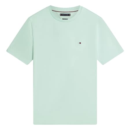 Tommy Hilfiger Flag Embroidery Crew Neck T-Shirt - Mint Green - XL