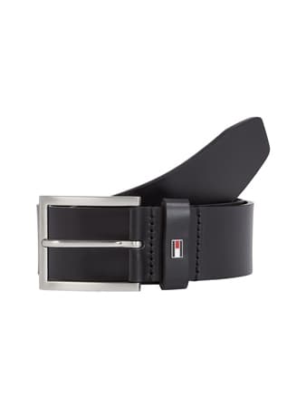 Tommy Hilfiger Hampton 4.0 Leather Belt - Black - 95