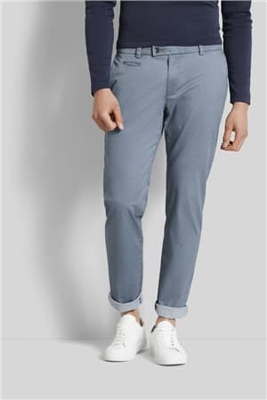 Bugatti Mens Casual Chino Trousers - Blue - 38/32