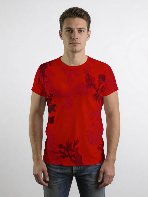 T Shirt Herren EMBER RED von GERMENS