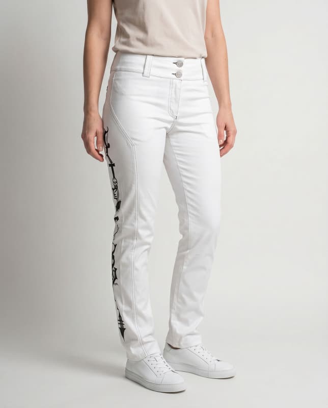 SAVILLE - Weiße Damenhose - GERMENS