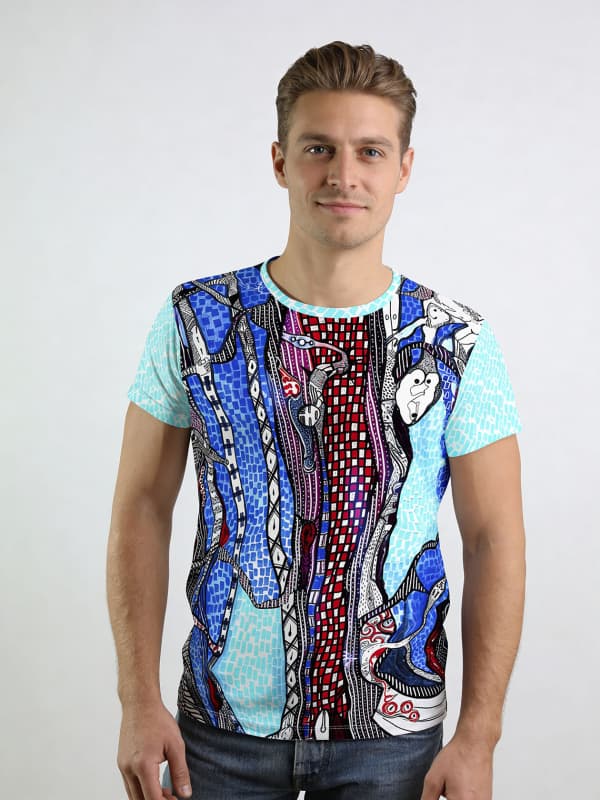 T Shirt Herren JIMIMBI BLUES von GERMENS
