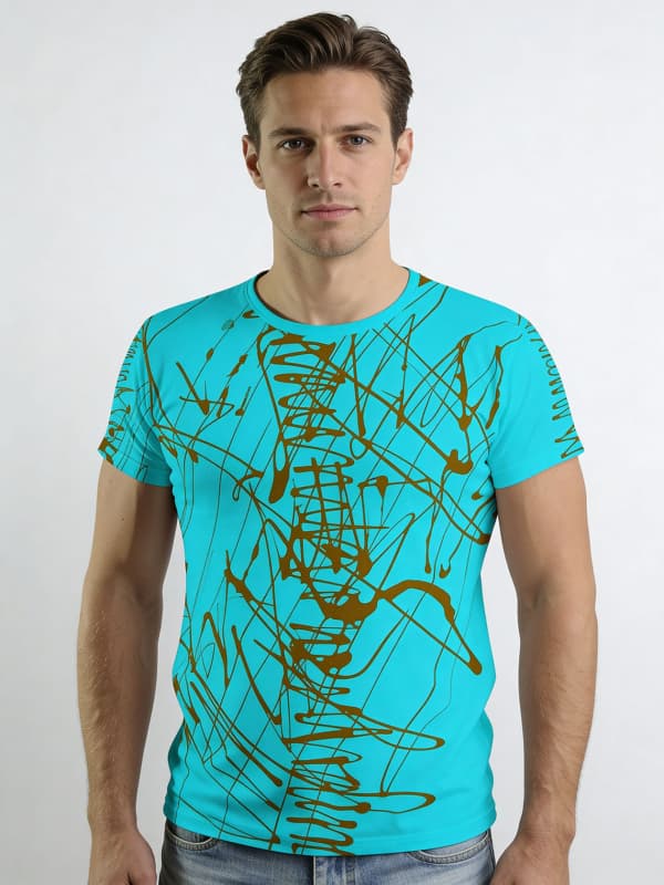 DENADA BLUE - Herren TShirt Rundhals - GERMENS