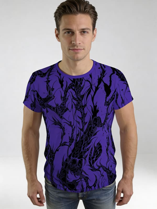 T Shirt Herren DORNENPRINZ INDIGO von GERMENS