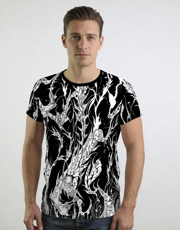 T Shirt Herren DORNENPRINZ TINTE von GERMENS