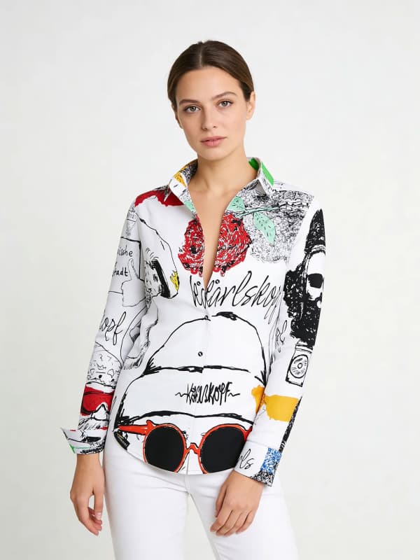 MAKING OF DAY - Bluse mit Karl Marx - GERMENS & KARLSKOPF