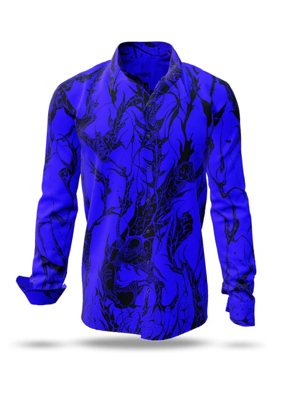 Hemden Herren DORNENPRINZ INDIGO von GERMENS