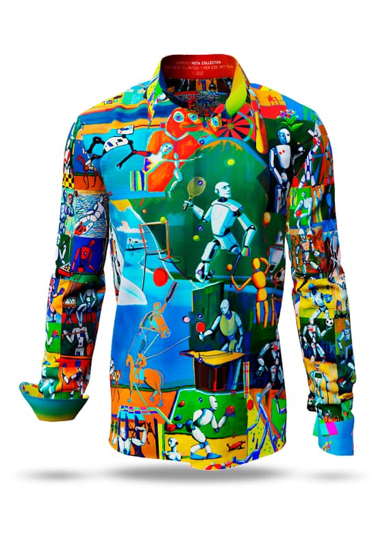 Hemden Herren SPORTY HUMAN ROBOTS von GERMENS