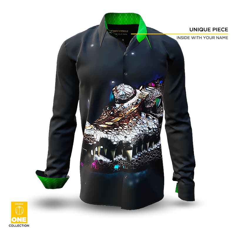 CROCODILE 1 - Unikat Hemd - GERMENS