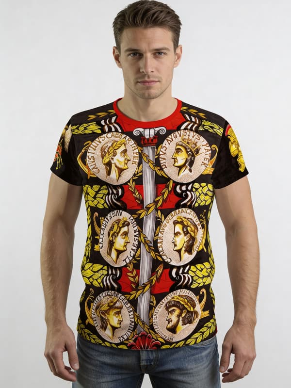 Buntes T Shirt Herren IMPERATOR von GERMENS