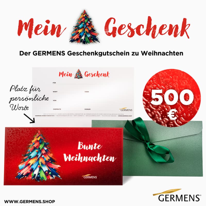 500 Euro Gutschein - Perfektes Weihnachtsgeschenk für Frauen und Männer