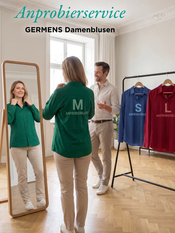 Damenblusen Anprobier Service für Zuhause - 3 Größen