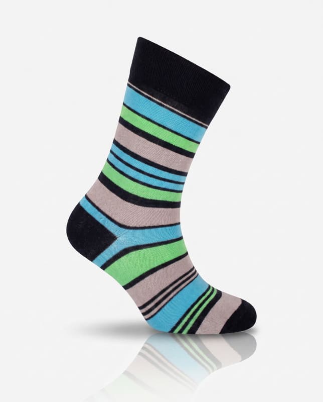 RAINING STRIPES - Bunte gestreifte Socke - Unisex