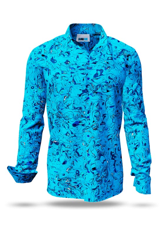 Hemden Herren GRAVUR BLUE von GERMENS