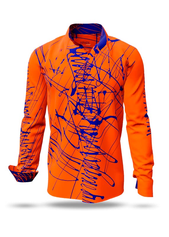 Hemden Herren DENADA ORANGE von GERMENS