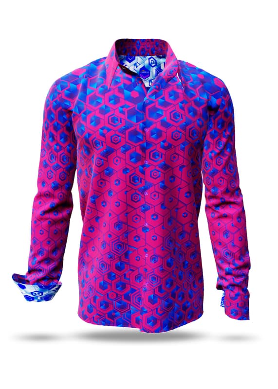 Hemden Herren HEXAGON AMETHYST von GERMENS