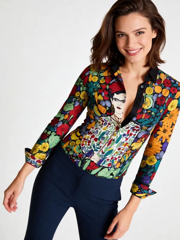 BLUMEN MEXICOS - Bluse als Hommage an FK - GERMENS