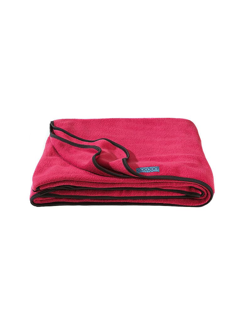 COCOON Fleecedecke Fleece Blanket 200x160cm rot
