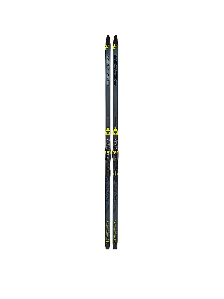 FISCHER Langlaufski Set Classic Twin Skin Superlite Stiff EF + BDG Control Step-In schwarz | 199