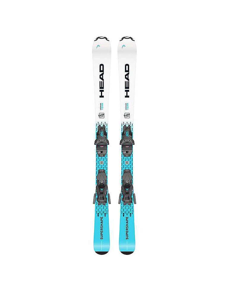 HEAD Jugendski Set Supershape Team Easy + JRS 4.5 GW weiss | 107
