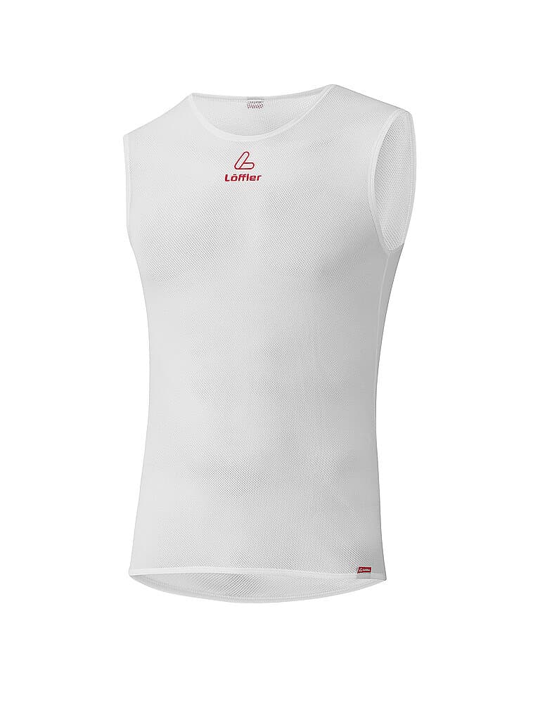 LÖFFLER Herren Rad Singlet TRANSTEX® LIGHT+ weiss | 56