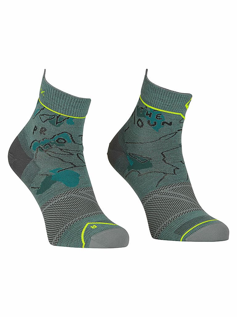 ORTOVOX Herren Quartersocken Alpine Light petrol | 42-44
