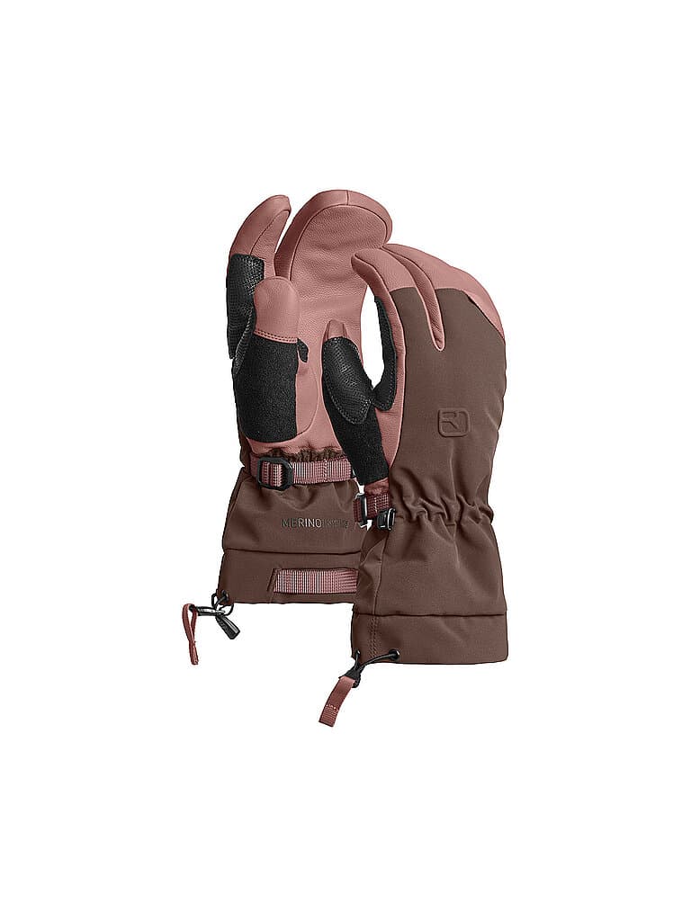 ORTOVOX Damen Handschuhe Freeride 3 Finger braun | XS