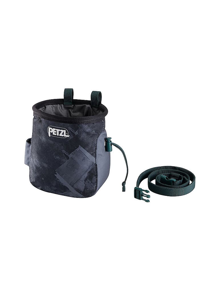 PETZL Chalkbag Saka grau