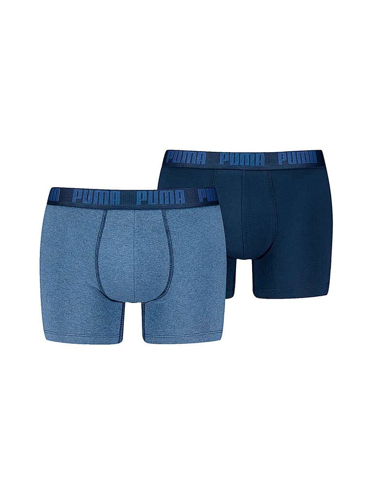 PUMA Herren Boxershort Everyday Basic 2er Pkg. dunkelblau | XL