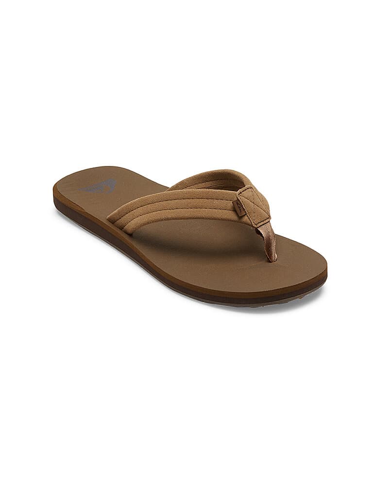 QUIKSILVER Herren Zehenteiler Carver Suede Core hellbraun | 46