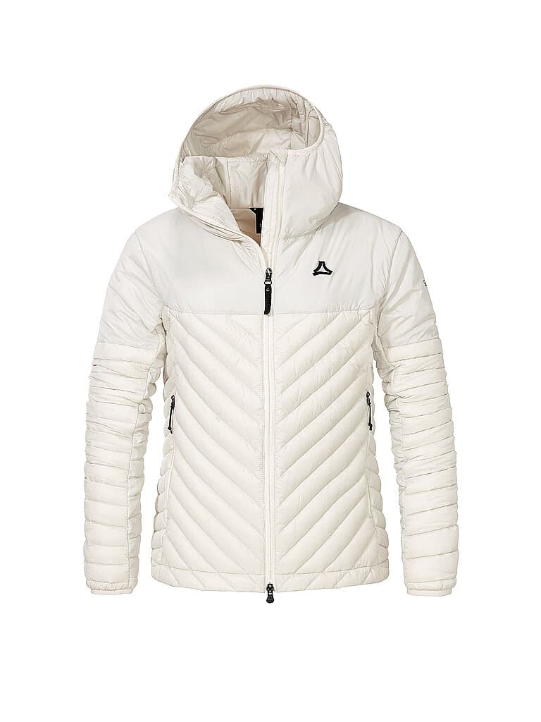 SCHÖFFEL Damen Isojacke Cascata Down Hoodie weiss | 42