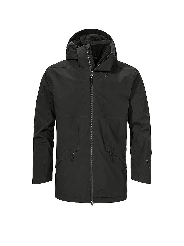 SCHÖFFEL Herren WInterparka Malkay Hoodie schwarz | 58