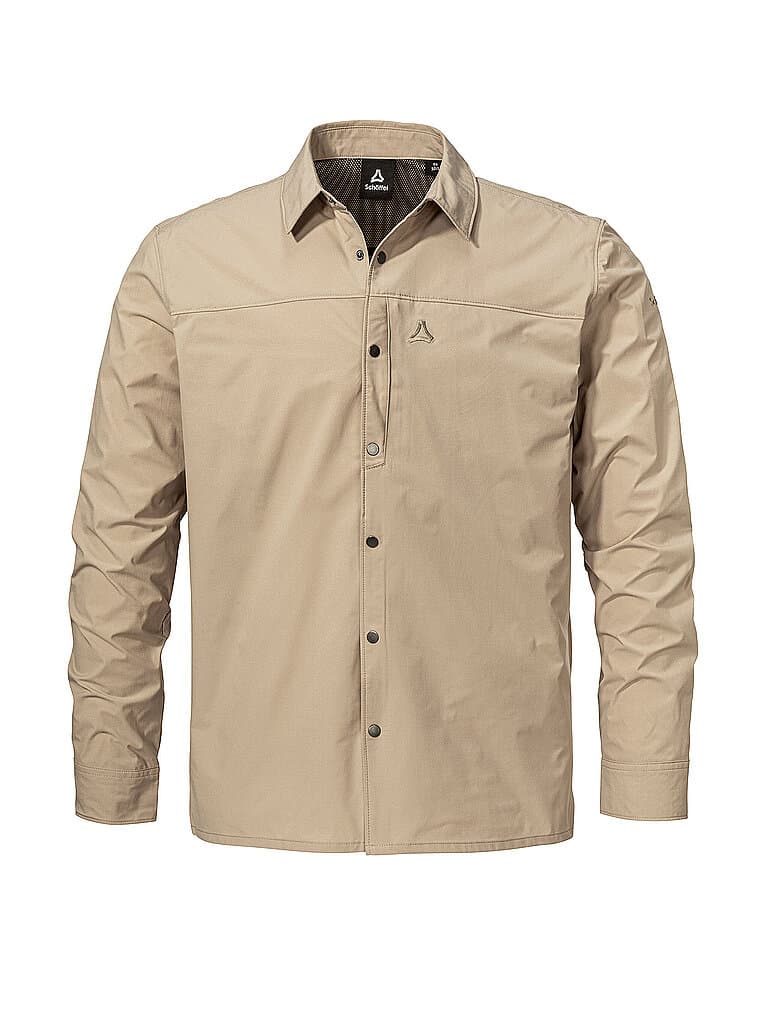 SCHÖFFEL Herren Wanderhemd Style Maghera Trekking camel | 54