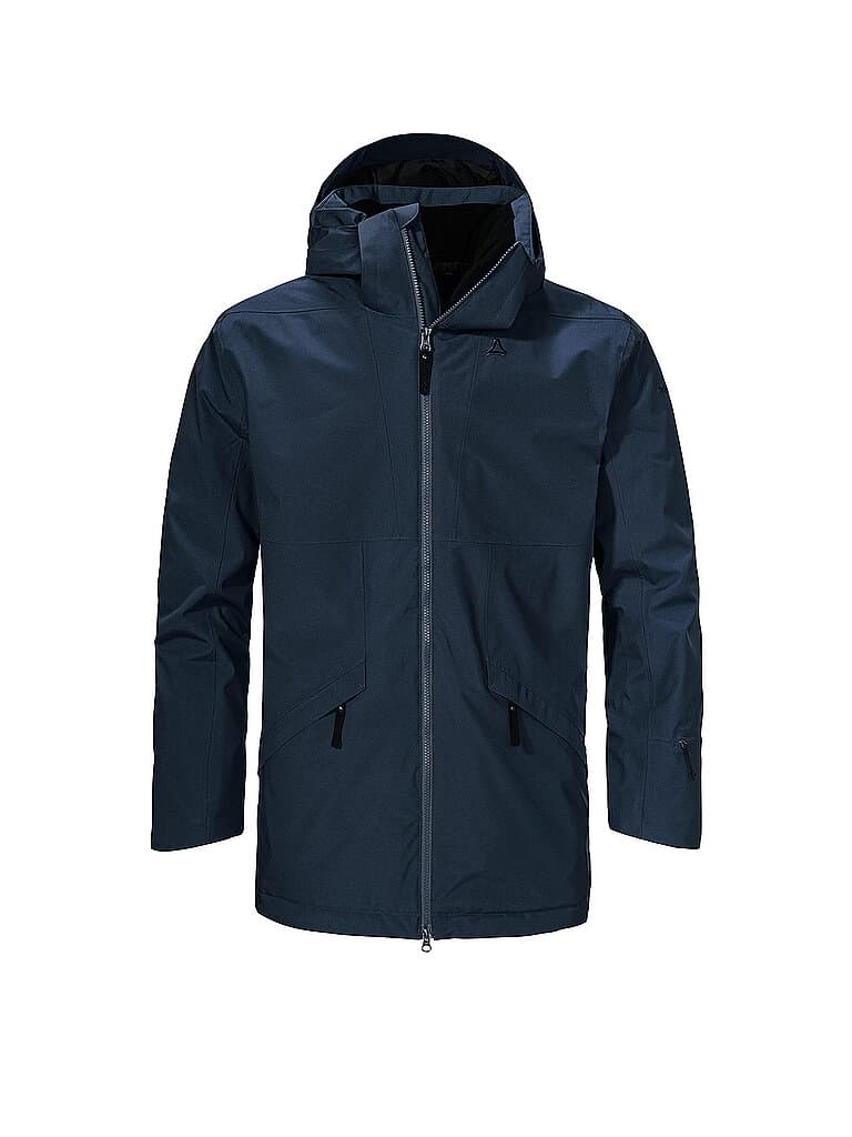 SCHÖFFEL Herren WInterparka Malkay Hoodie dunkelblau | 50