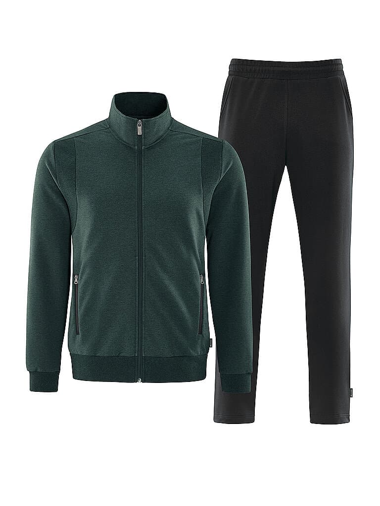 SCHNEIDER SPORTSWEAR Herren Trainingsanzug BENJOM dunkelgrün | 56