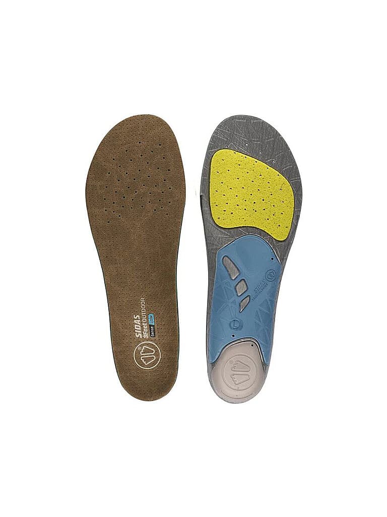 SIDAS Einlegesohlen fürs Wandern - 3Feet® Outdoor Low blau | 46-48