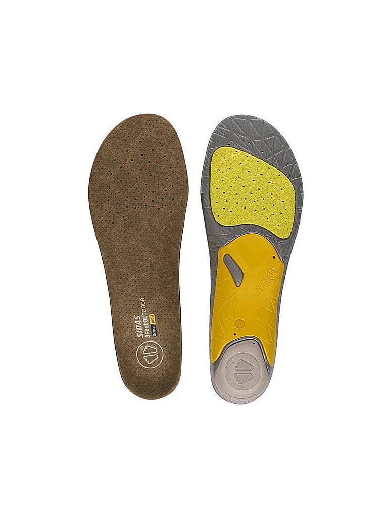 SIDAS Einlegesohlen fürs Wandern - 3Feet® Outdoor High orange | 46-48