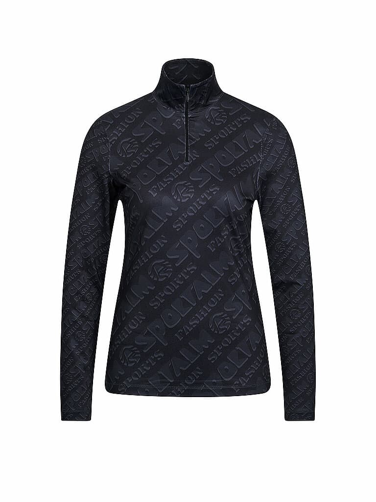 SPORTALM Damen Ski Unterzieh Zipshirt schwarz | 44