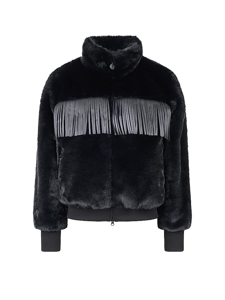 SPORTALM Damen Plüschjacke schwarz | 42