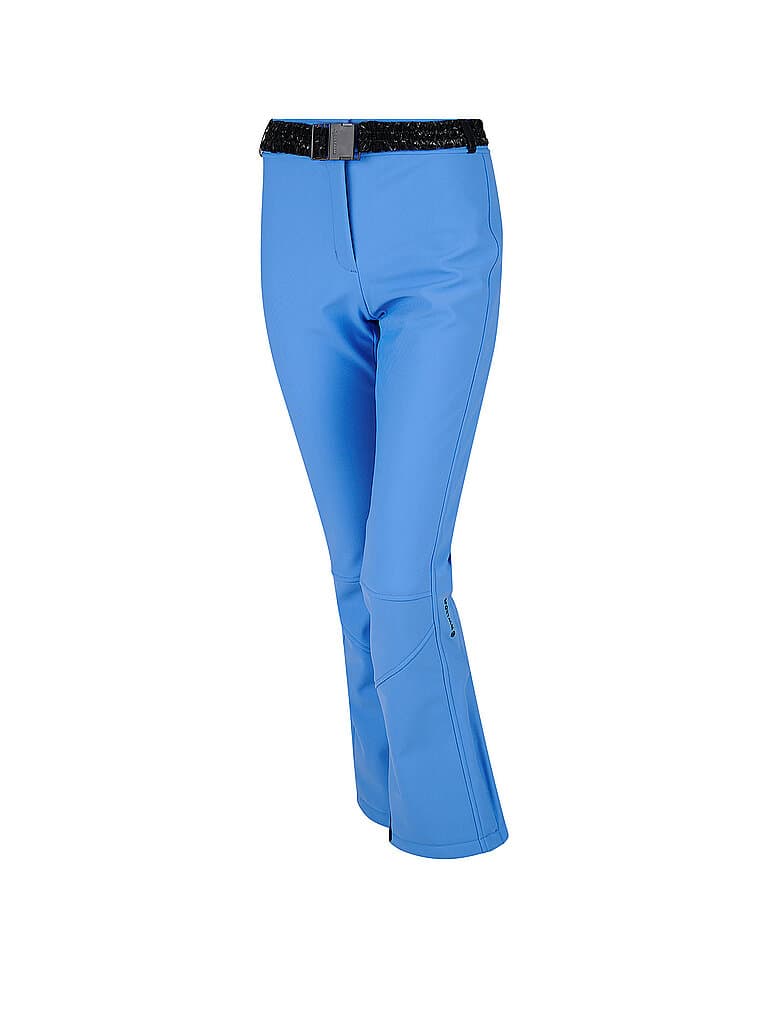 SPORTALM Damen Softshell Skihose mit dynamischer Linienführung blau | 42
