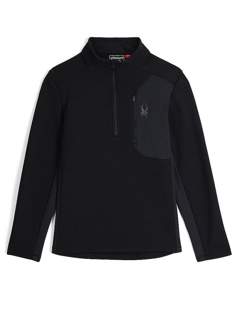 SPYDER Herren Pullover mit 1/2 Zip BANDIT schwarz | XXL