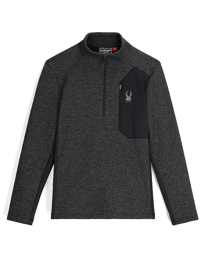 SPYDER Herren Pullover mit 1/2 Zip BANDIT grau | XXL