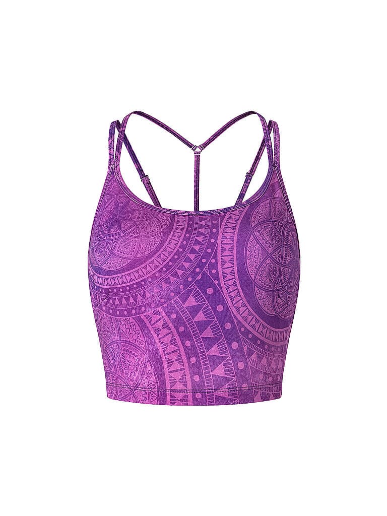 THE SPIRIT OF OM Damen Yoga Bra Mabu Bhati Spirit lila | L